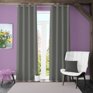 Готова завеса блекаут Сиво изкушение, С перделък