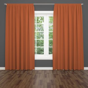 Плътно перде Кадифе в оранжево