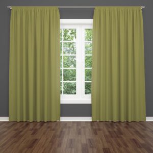 Плътно перде Кадифе в зелен цвят