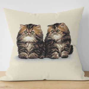 Жакардова декоративна калъфка Котета 45х45 см.