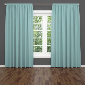 Плътно перде Кадифе в ментово син цвят