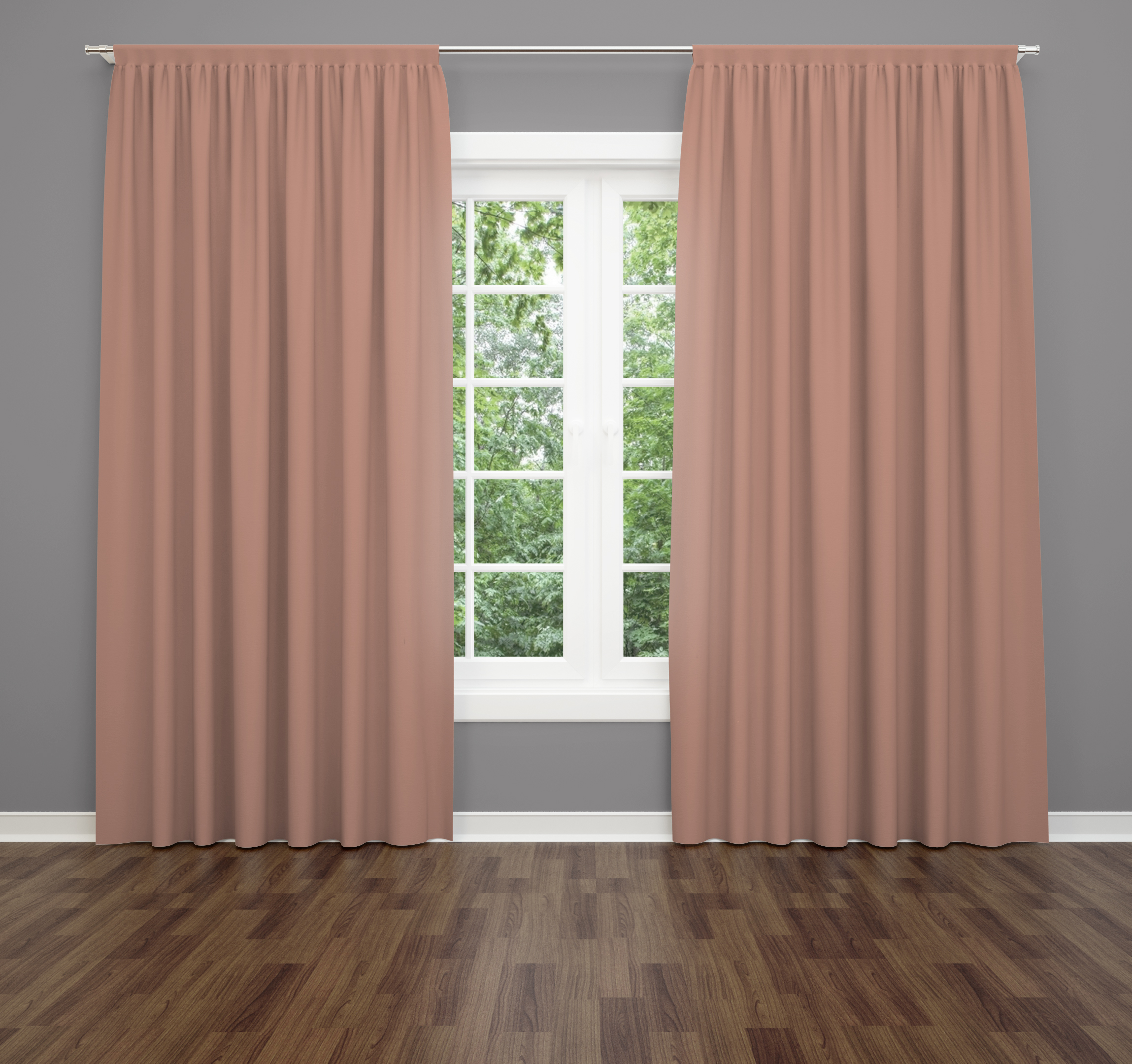 Ptextil - Плътно перде Кадифе в прасковен цвят Плътно перде Кадифе в прасковен цвят