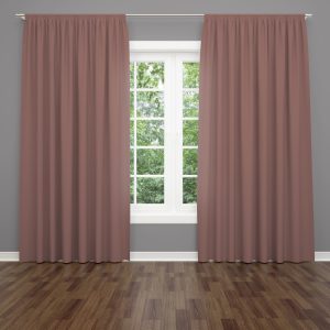 Плътно перде Кадифе в тъмно розов цвят