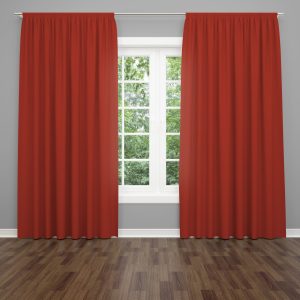 Плътно перде Кадифе в червен цвят