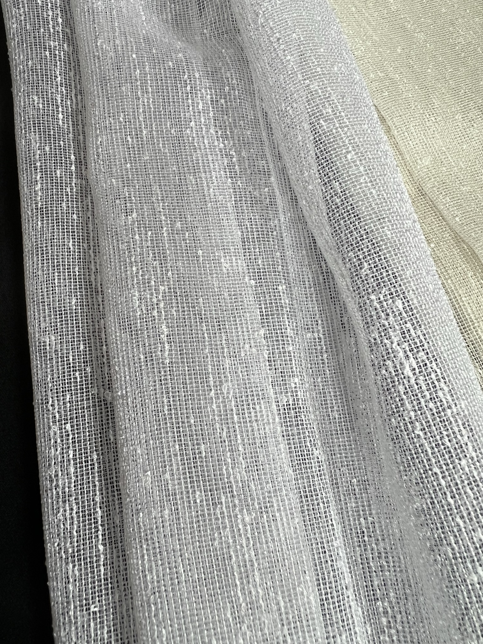 Ptextil - Тънко перде Сантос в бял цвят Тънко перде Сантос в бял цвят - Image 2