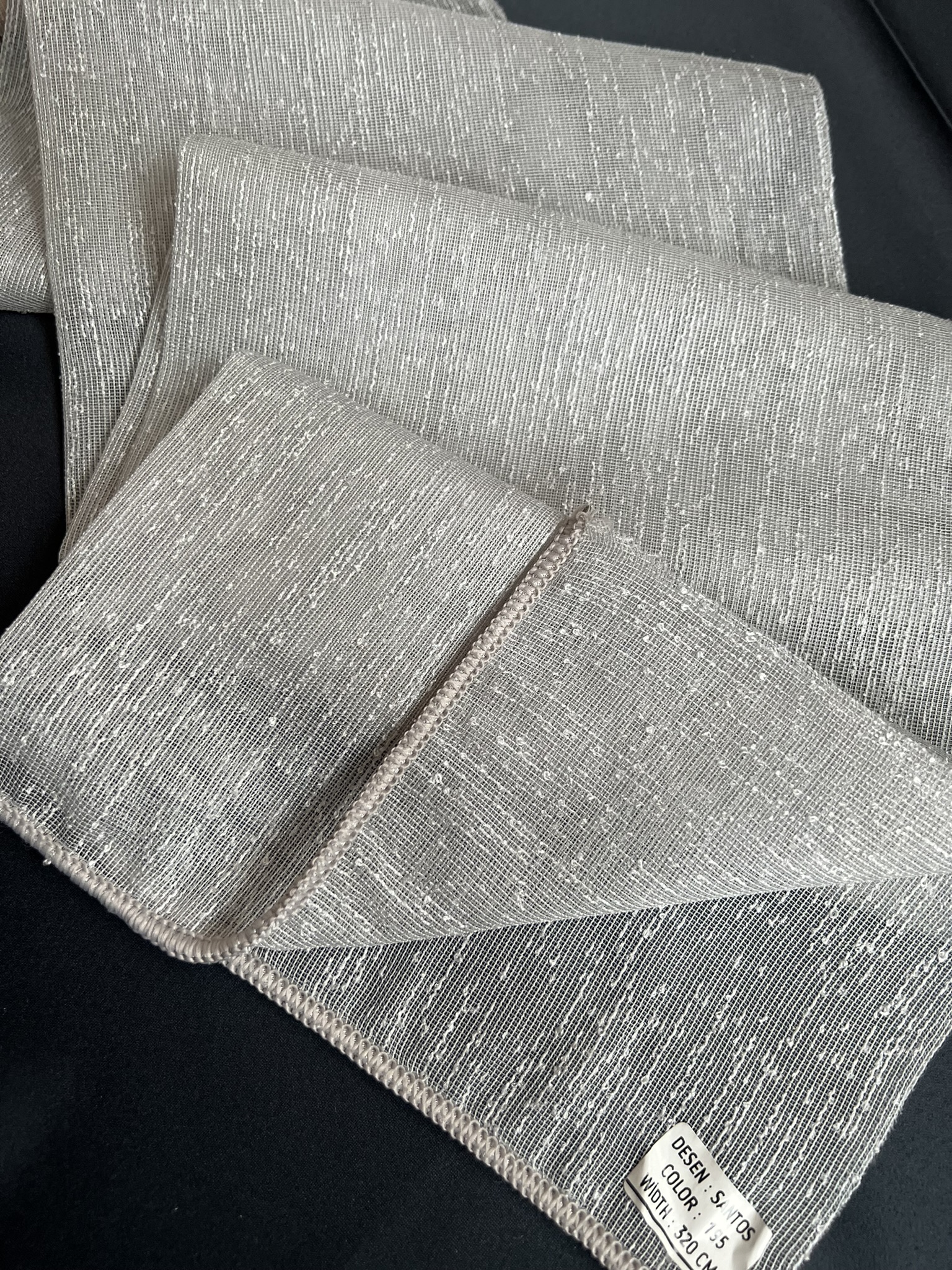 Ptextil - Тънко перде Сантос в кафяв цвят Тънко перде Сантос в кафяв цвят - Image 3