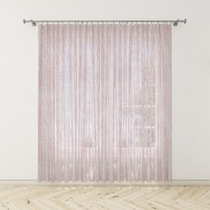 Тънко перде Сантос в розов цвят