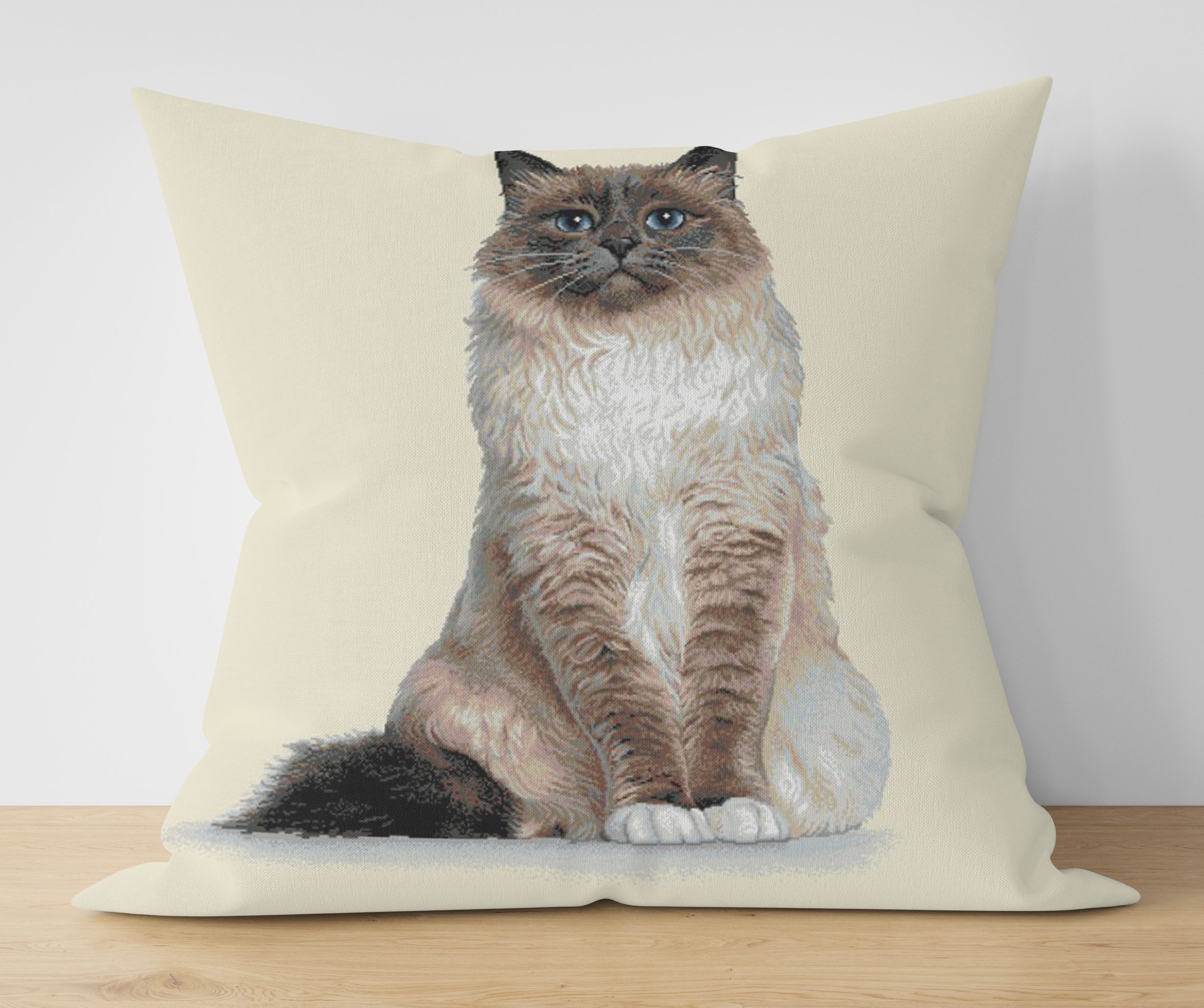 Ptextil - Жакардова декоративна калъфка Коте 45х45 см. Жакардова декоративна калъфка Коте 45х45 см.