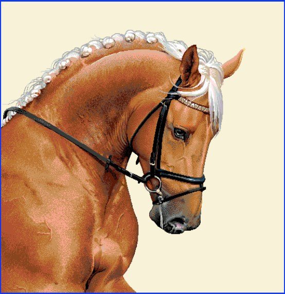 Ptextil - Жакардова декоративна калъфка Величествен кон 45х45 см. Жакардова декоративна калъфка Величествен кон 45х45 см. - Image 2