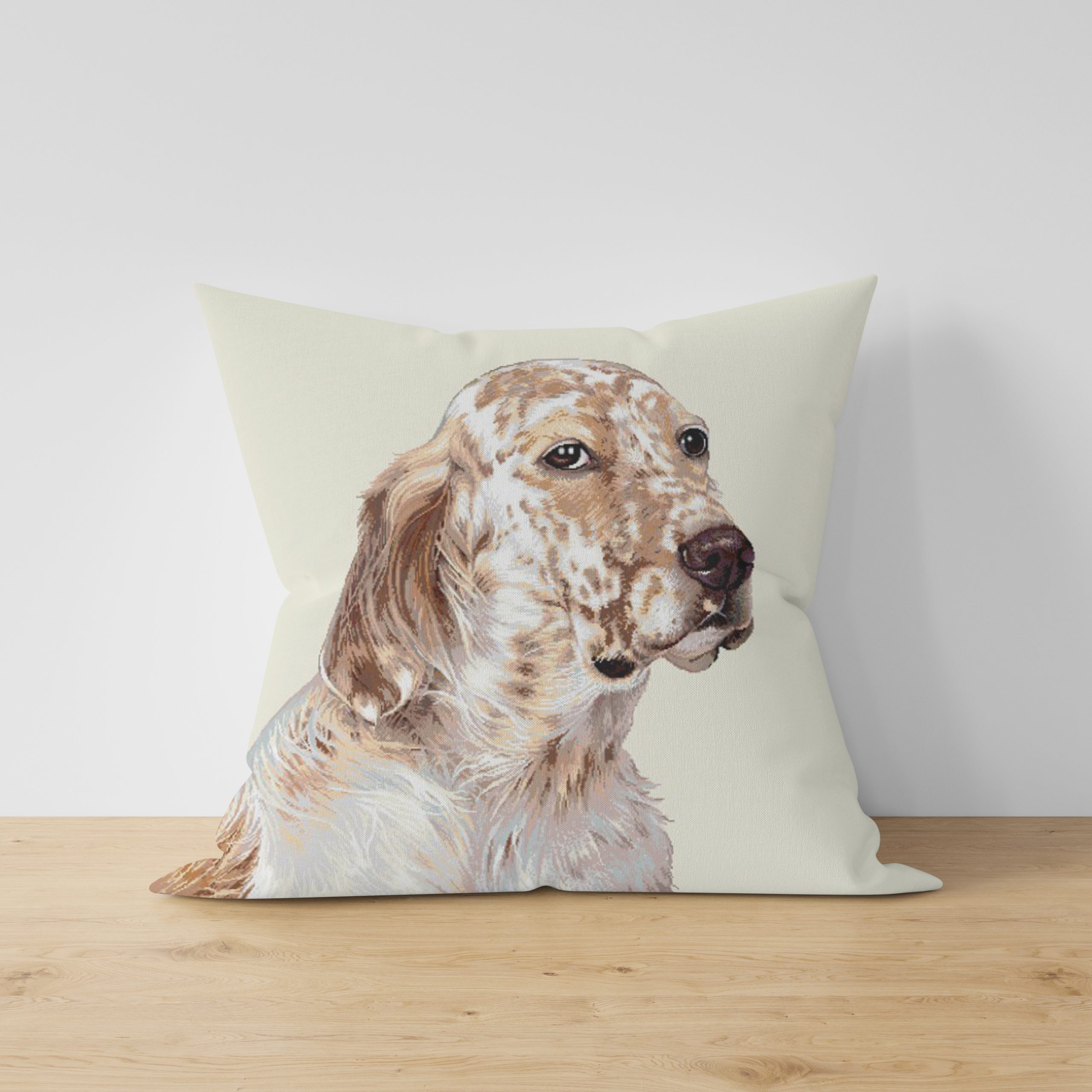 Ptextil - Жакардова декоративна калъфка Куче 45х45 см. Жакардова декоративна калъфка „Куче“ 45x45 см с артистичен дизайн