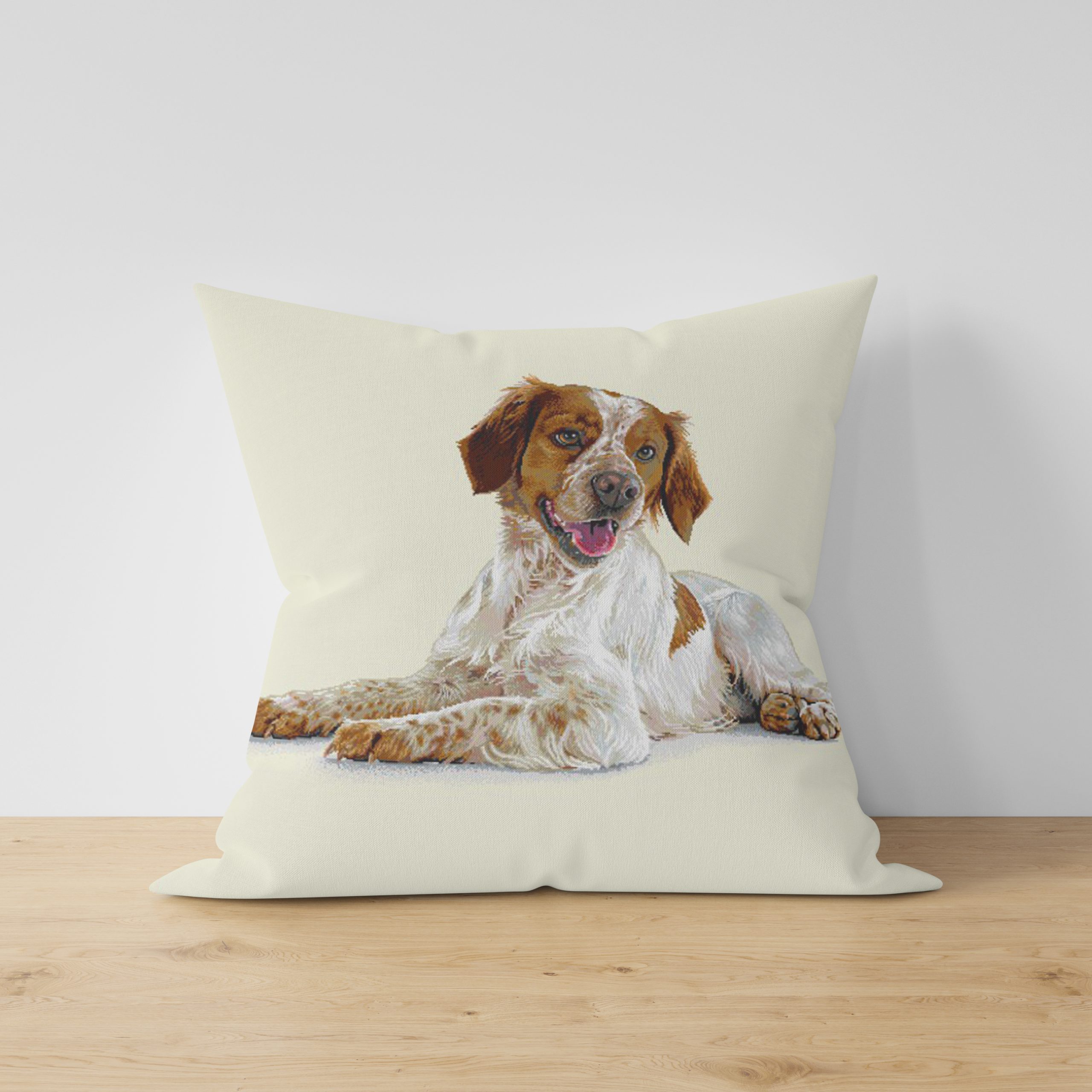 Ptextil - Жакардова декоративна калъфка Куче 45х45 см. декоративна калъфка Куче