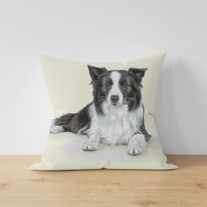Жакардова декоративна калъфка Кученце 45х45 см.