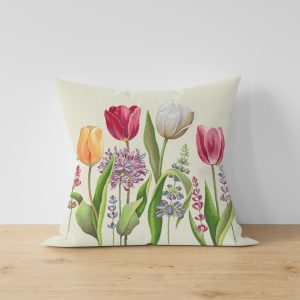 Жакардова декоративна калъфка Лалета 45х45 см.