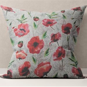 Декоративна калъфка Макове