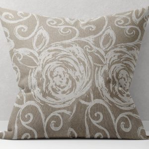 Декоративна калъфка Бяла роза