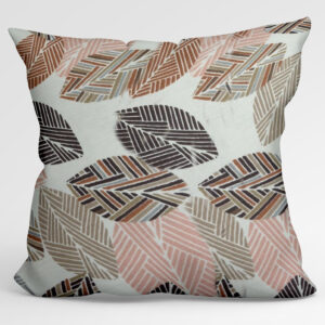 декоративна калъфка за възглавничка с листен мотив