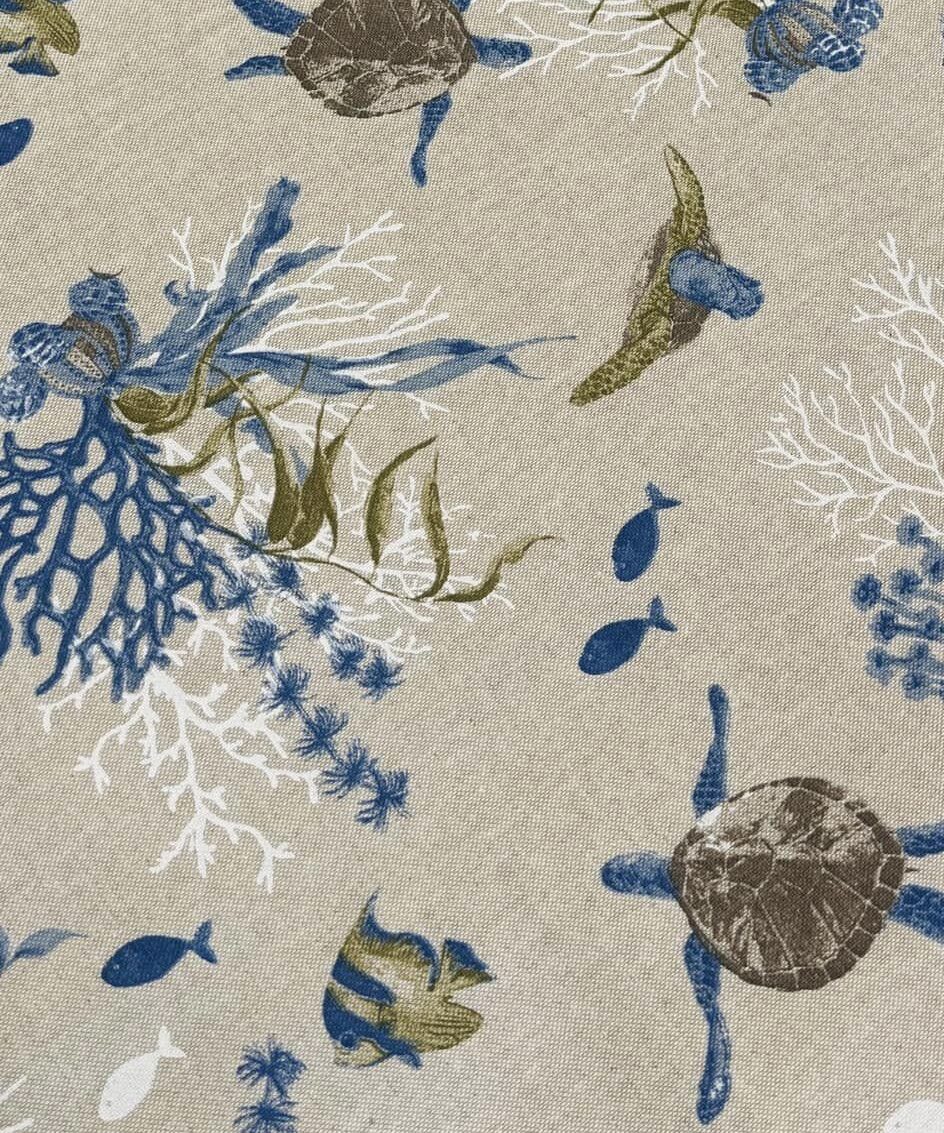 Ptextil - Тишлайфер "Морски костенурки" , в размер 40/140 см. Тишлайфер "Морски костенурки" , в размер 40/140 см. - Image 2