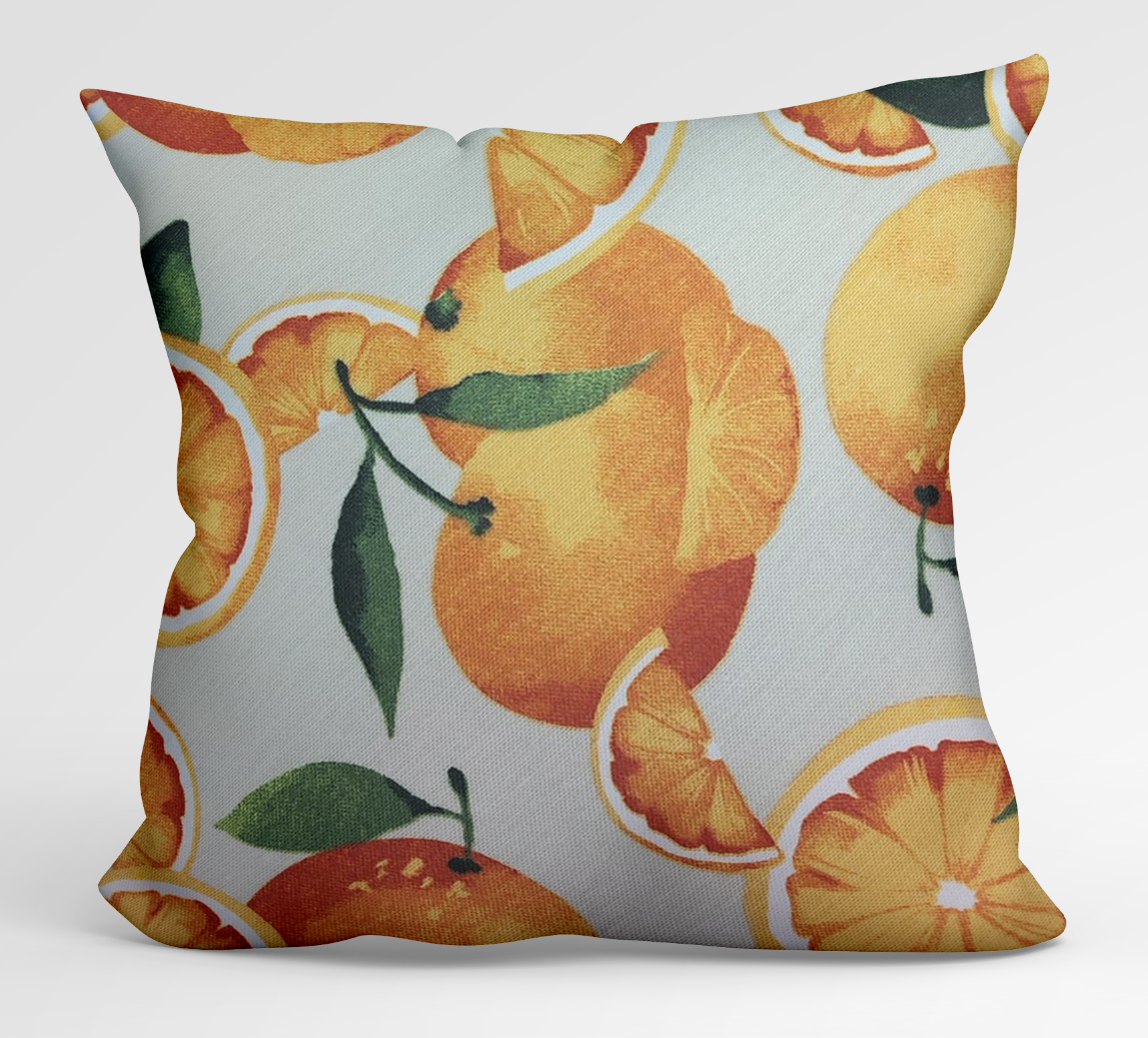 Ptextil - Декоративна калъфка Портокал, 45х45 см. декоративна калъфка с портокали