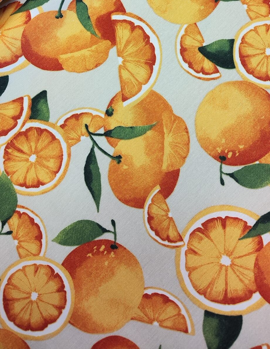 Ptextil - Декоративна калъфка Портокал, 45х45 см. плат портокали хидрофобиран