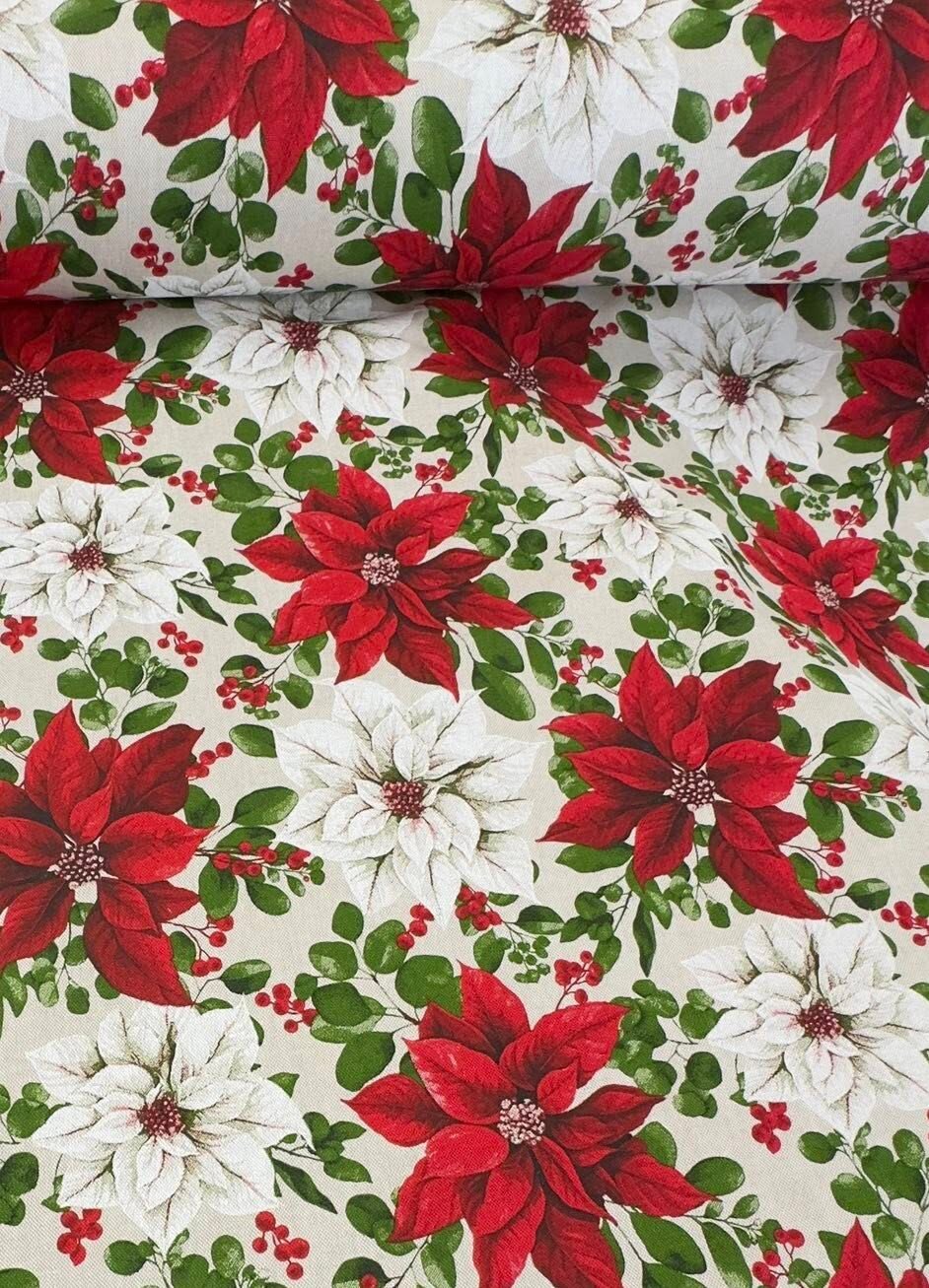 Ptextil - Покривка "Коледна звезда" Покривка "Коледна звезда"