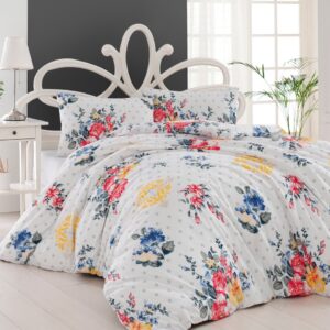 Спален комплект Ранфорс Цветя, 100% памук