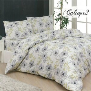 Спален комплект Жълти цветя Ранфорс, 100% памук