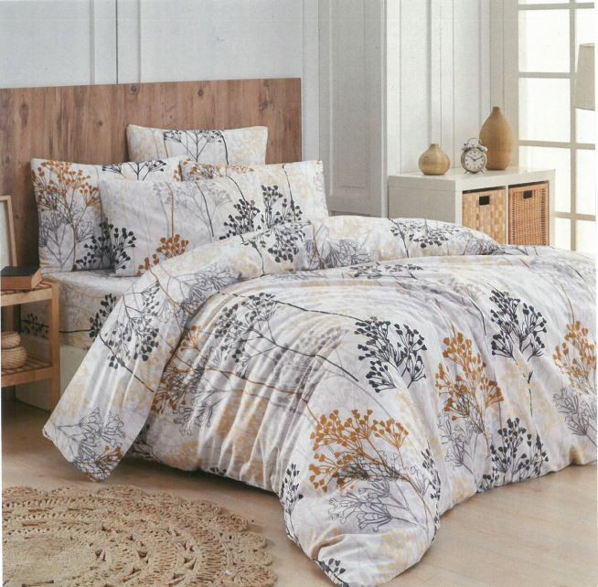 Ptextil - Спален комплект "Листа" Ранфорс, 100% памук Спален комплект Ранфорс