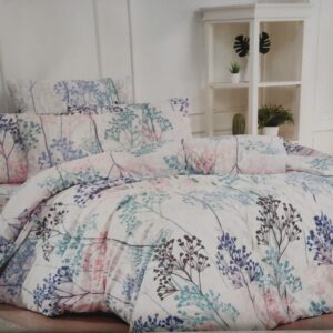 спален комплект Ранфорс изкуство, с цветя