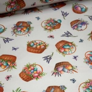 Великденска покривка "Великденски кошници"