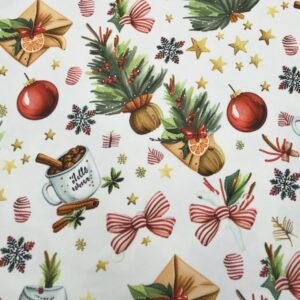 Хидрофобирана покривка "Коледно настроение"