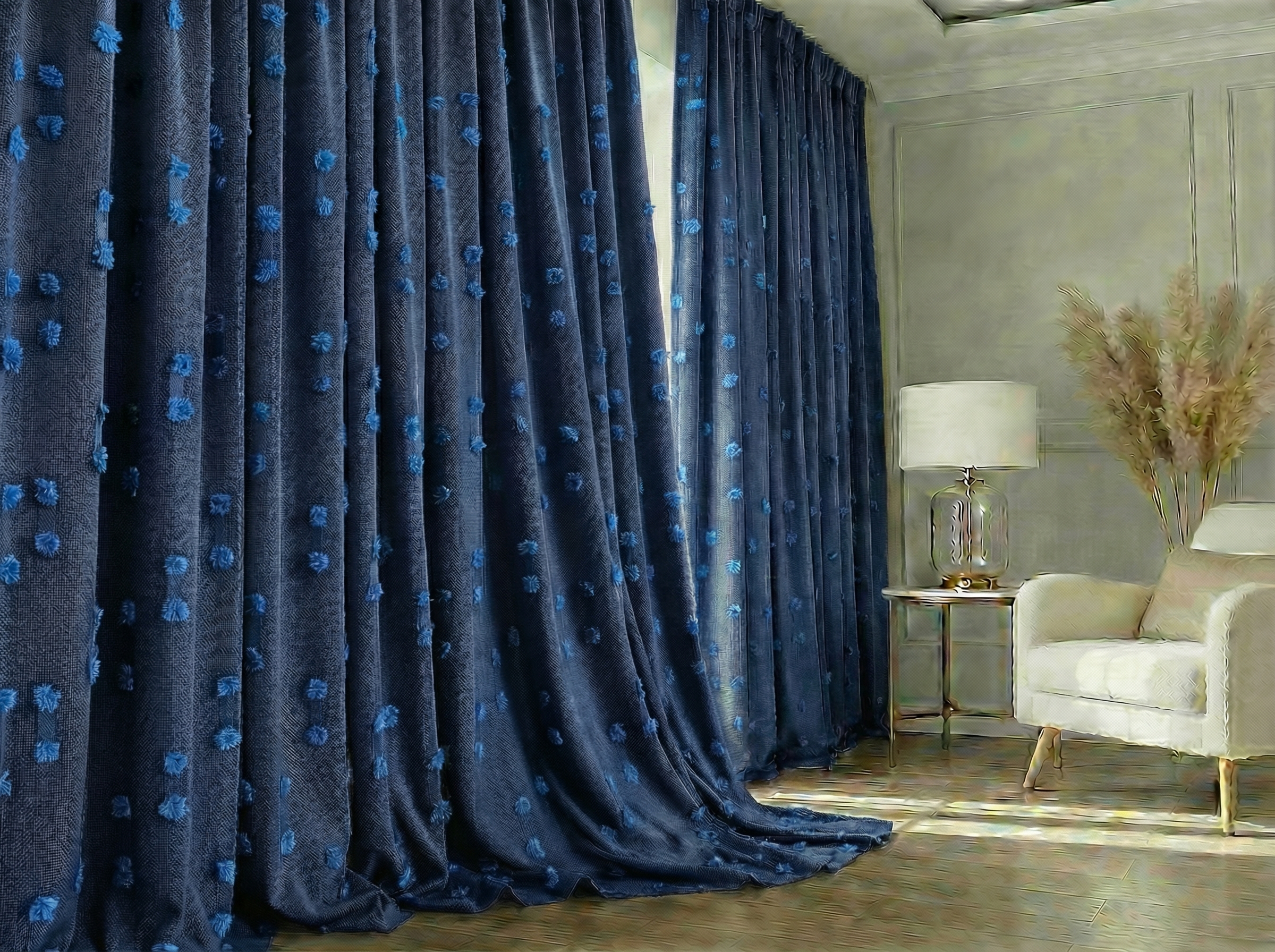 Ptextil - Плътно перде "Дъждовни капки" - 802 Плътно перде "Дъждовни капки" - 802 - Image 2