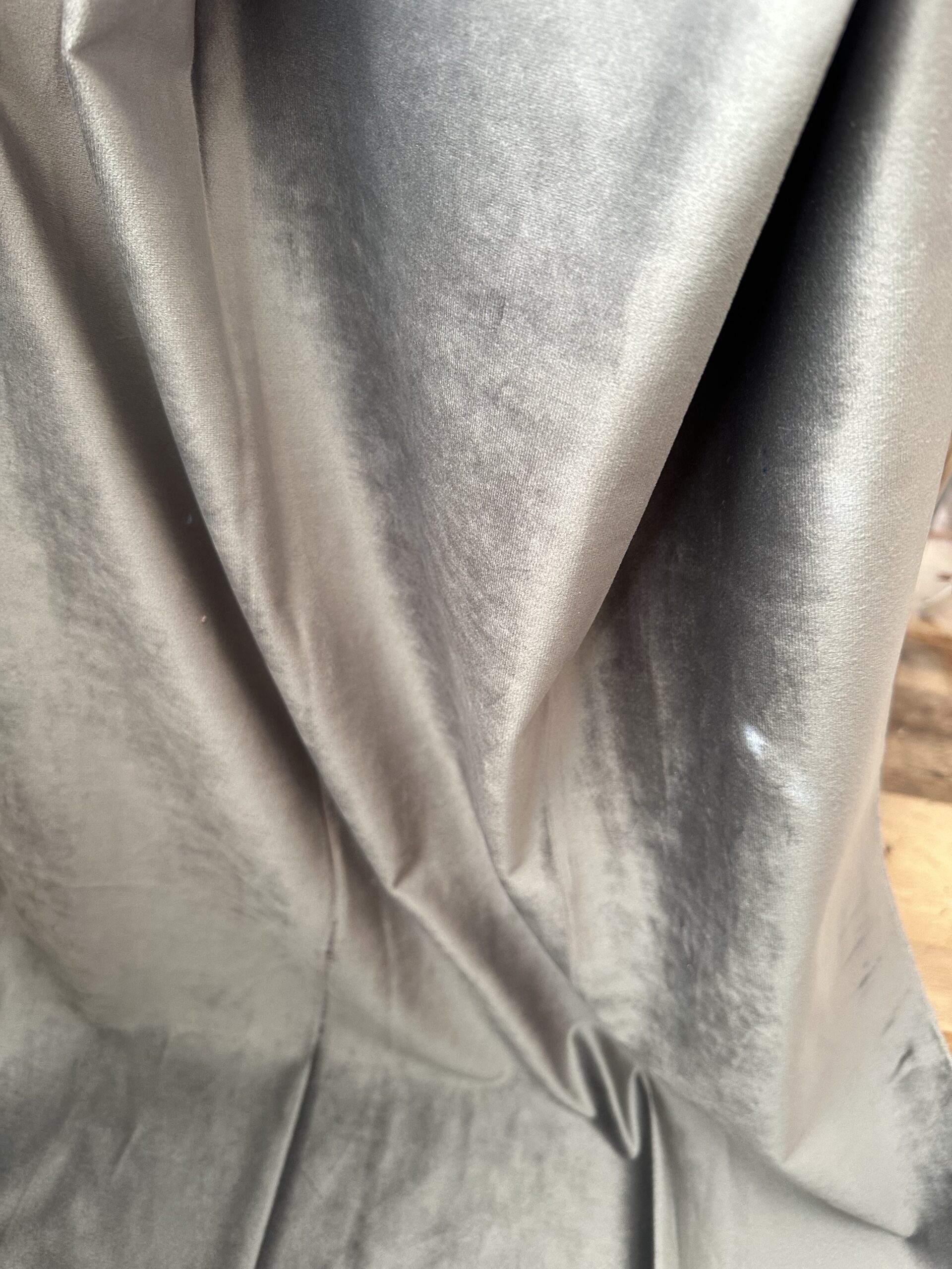 Ptextil - Плътна велурена завеса - сив 029 Плътна велурена завеса - сив 029 - Image 3